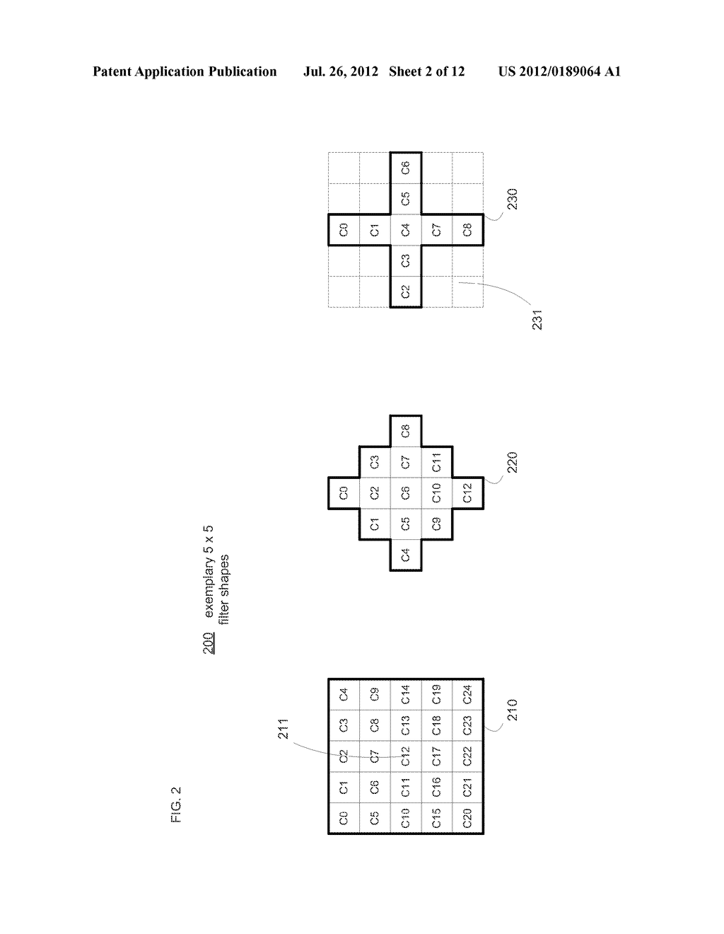 ADAPTIVE LOOP FILTERING USING MULTIPLE FILTER SHAPES - diagram, schematic, and image 03