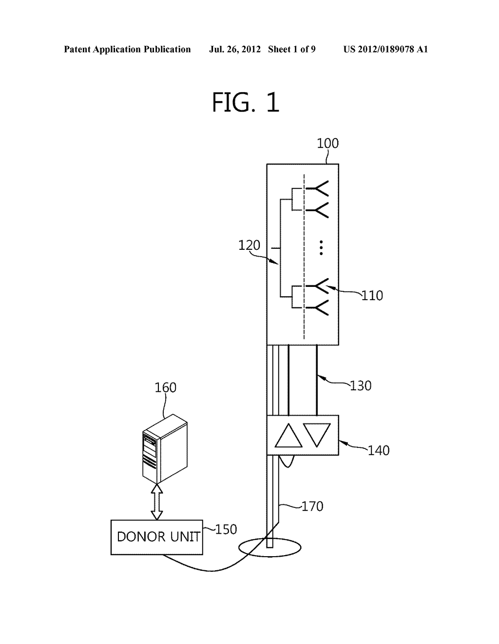 DUAL POLARIZATION ANTENNA AND METHOD FOR TRANSMITTING AND RECEIVING SIGNAL     USING THE SAME - diagram, schematic, and image 02