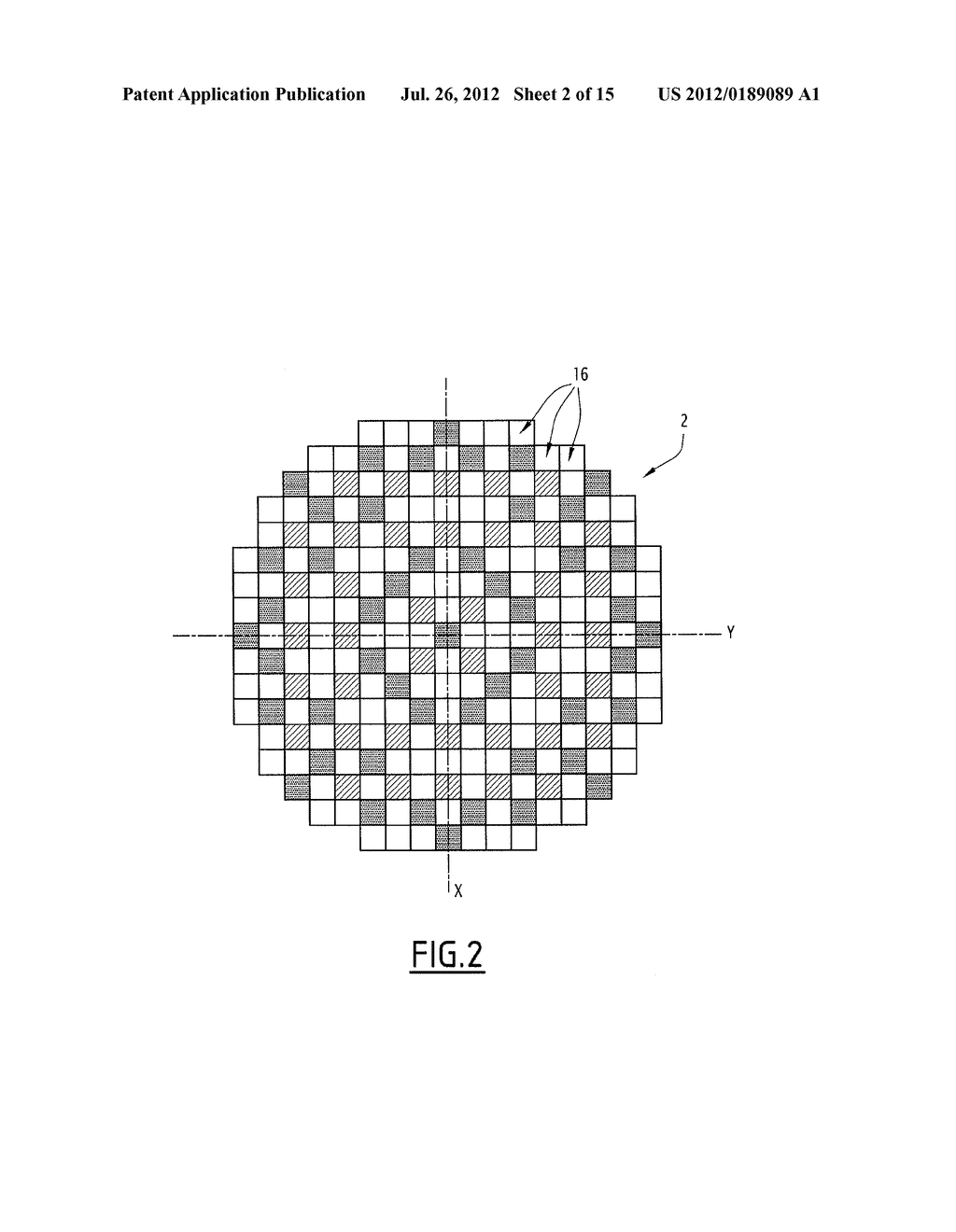 METHOD OF OPERATING A PRESSURIZED-WATER NUCLEAR REACTOR ALLOWING SAME TO     PASS FROM A PLUTONIUM-EQUILIBRIUM CYCLE TO A URANIUM- EQUILIBRIUM CYCLE     AND CORRESPONDING NUCLEAR FUEL ASSEMBLY - diagram, schematic, and image 03