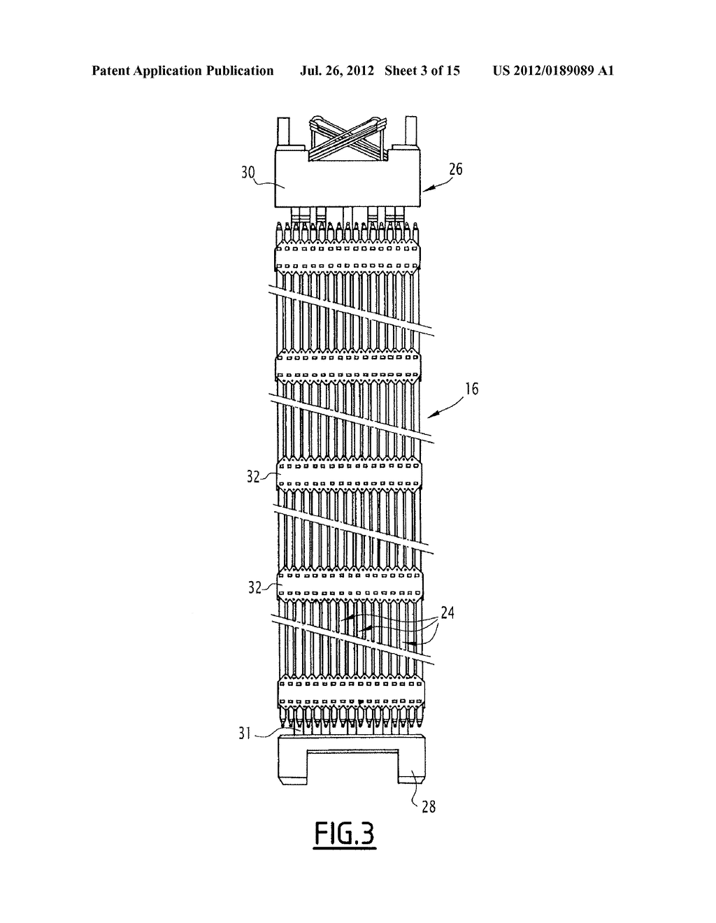 METHOD OF OPERATING A PRESSURIZED-WATER NUCLEAR REACTOR ALLOWING SAME TO     PASS FROM A PLUTONIUM-EQUILIBRIUM CYCLE TO A URANIUM- EQUILIBRIUM CYCLE     AND CORRESPONDING NUCLEAR FUEL ASSEMBLY - diagram, schematic, and image 04