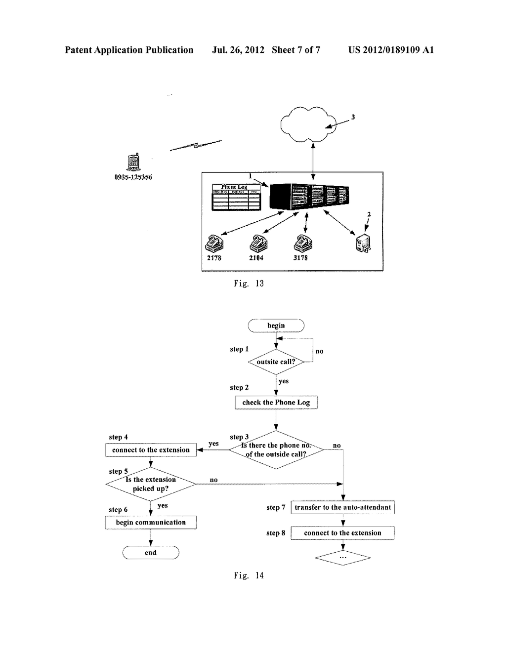 METHOD OF TELEPHONE SWITCHBOARD FOR CONNECTING DIRECTLY THE CALLBACK TO     THE EXTENSION OF THE ORIGINAL CALLER - diagram, schematic, and image 08