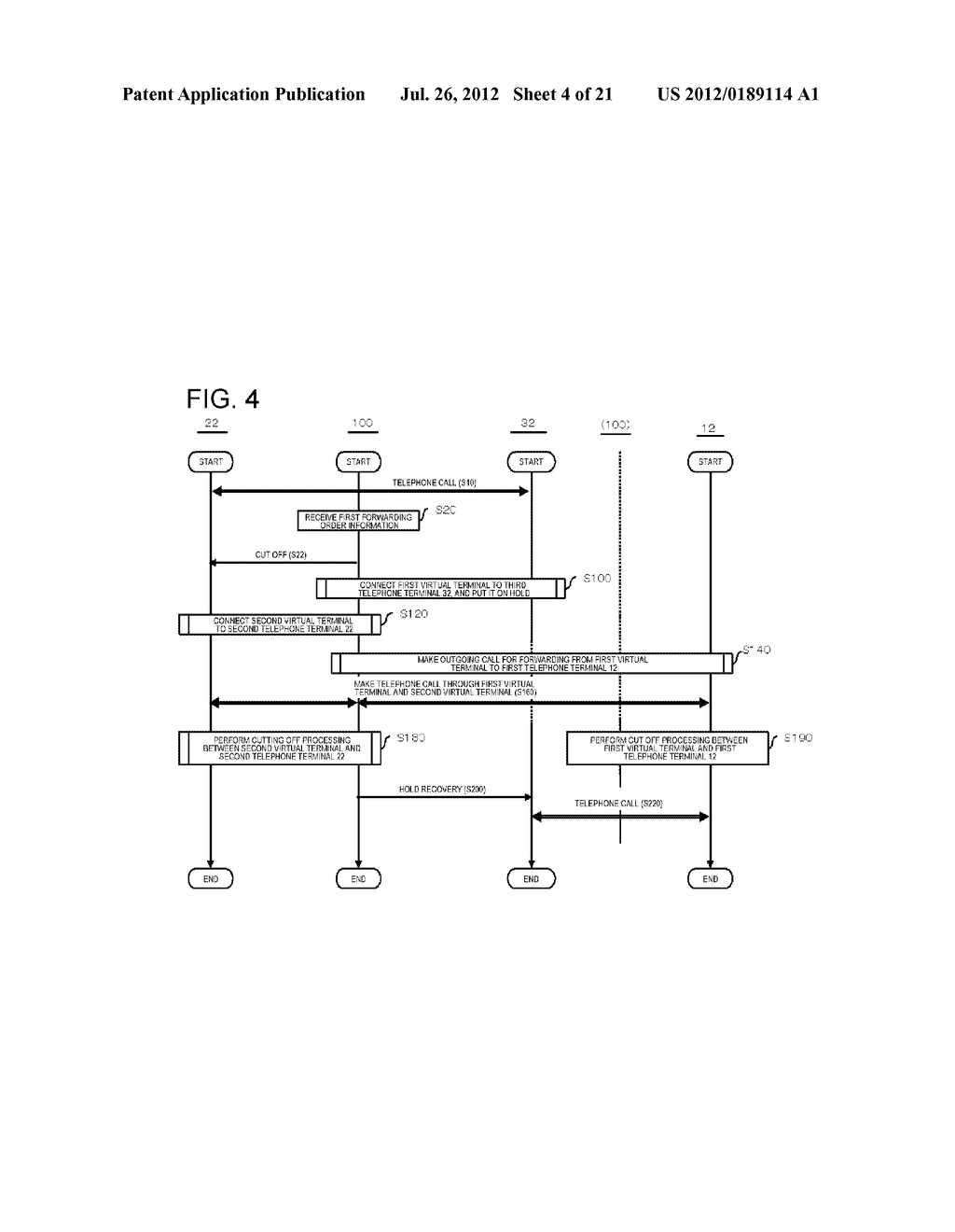 TELEPHONE RELAY DEVICE, METHOD OF RELAYING TELEPHONES, AND PROGRAM     THEREFOR - diagram, schematic, and image 05