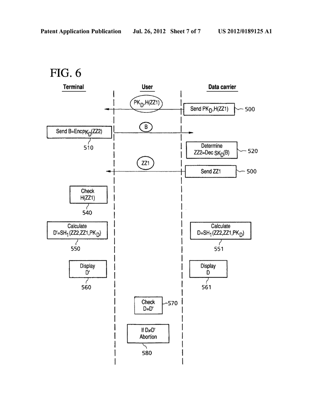 METHOD FOR ESTABLISHING A SECURE COMMUNICATION CHANNEL - diagram, schematic, and image 08