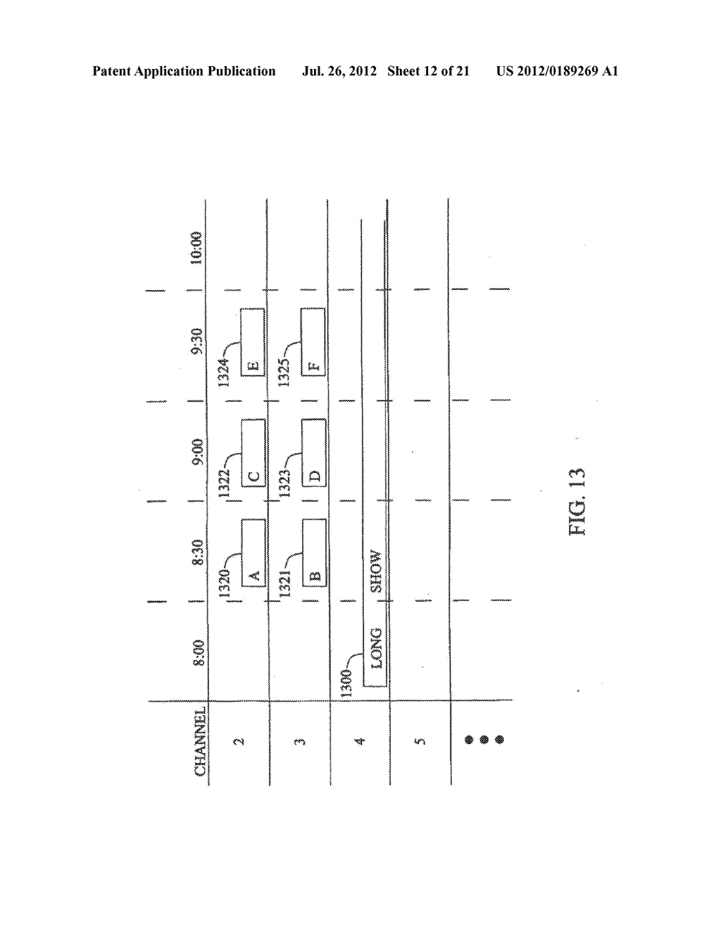 VIDEO RECORDER HAVING USER EXTENDED AND AUTOMATICALLY EXTENDED TIME SLOTS - diagram, schematic, and image 13