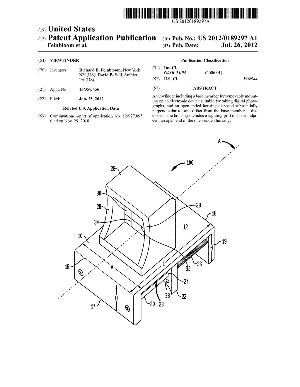 Viewfinder - diagram, schematic, and image 01