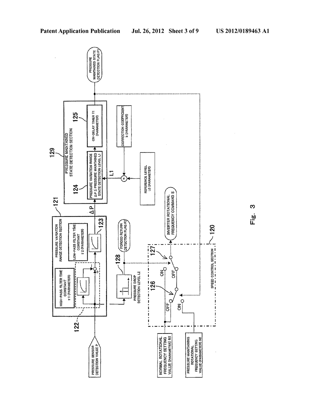 HYDRAULIC PUMP OPERATING DEVICE AND METHOD FOR USE IN HYDRAULIC SYSTEM - diagram, schematic, and image 04