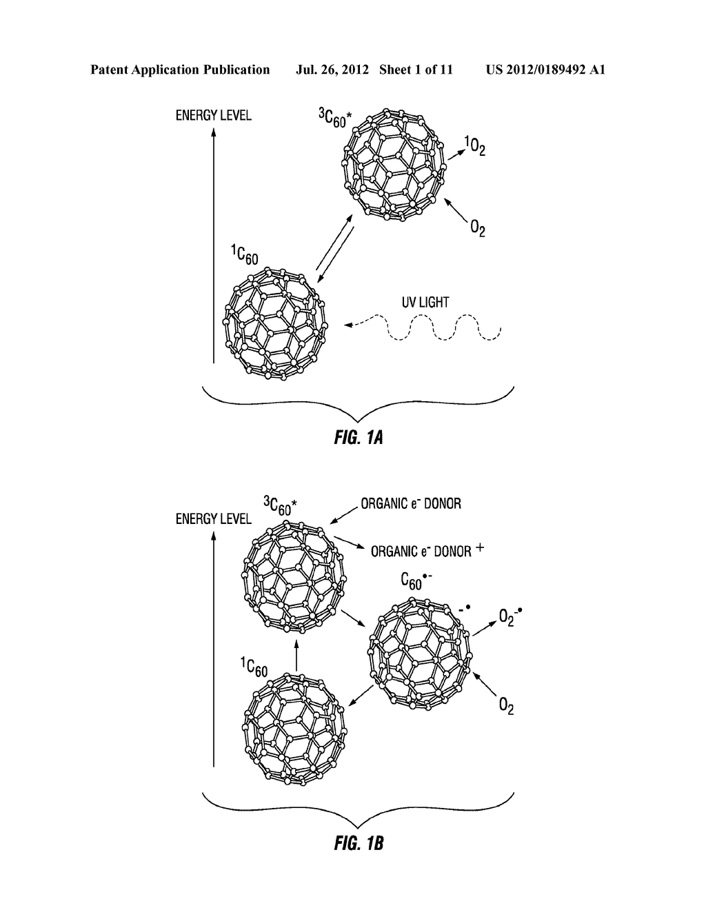 FULLERENE COMPOSITIONS AND METHODS FOR PHOTOCHEMICAL PURIFICATION - diagram, schematic, and image 02