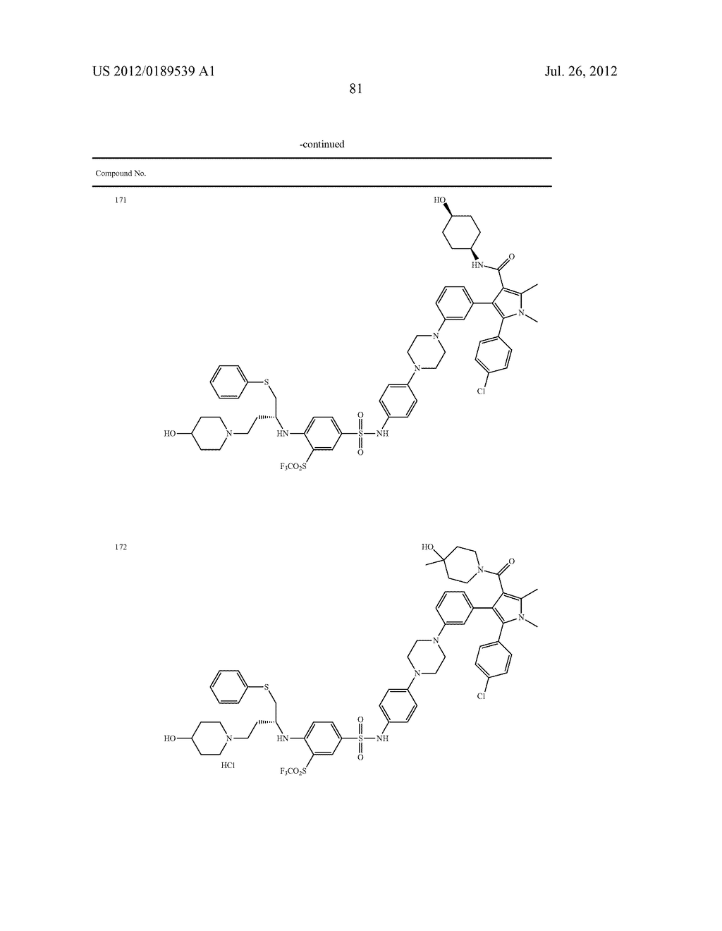 BCL-2/BCL-XL INHIBITORS AND THERAPEUTIC METHODS USING THE SAME - diagram, schematic, and image 82