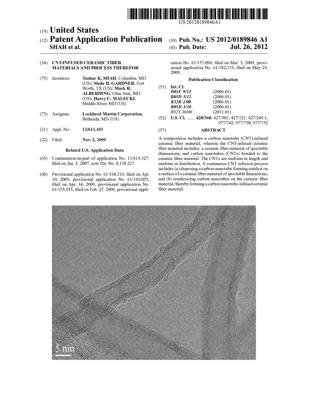 CNT-INFUSED CERAMIC FIBER MATERIALS AND PROCESS THEREFOR - diagram, schematic, and image 01