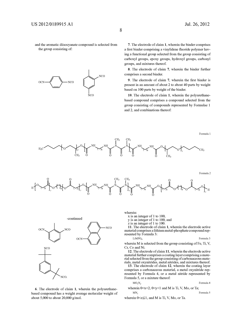 ELECTRODE FOR LITHIUM SECONDARY BATTERY AND LITHIUM SECONDARY BATTERY     INCLUDING THE SAME - diagram, schematic, and image 14