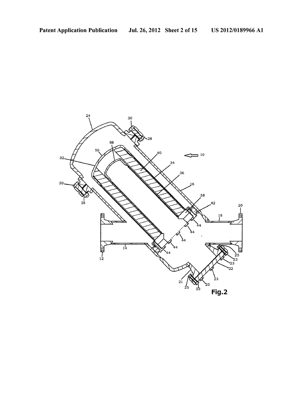 DETONATION FLAME ARRESTOR INCLUDING A TRANSITION POINT/ATTENUATION MATRIX     AND TORTUROUS PATH MEDIA - diagram, schematic, and image 03