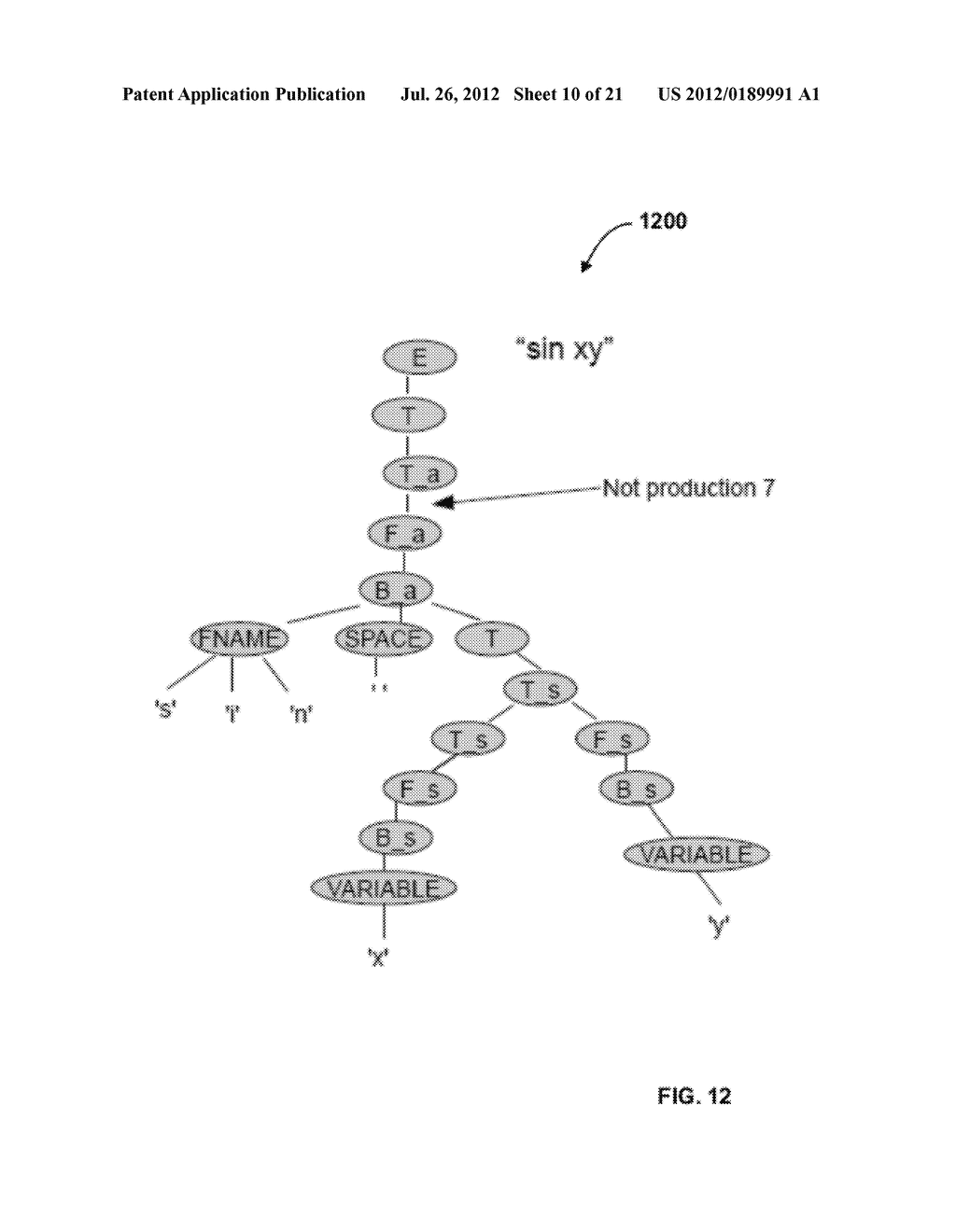 FREEFORM MATHEMATICAL PARSING AND GRADING METHOD AND SYSTEM - diagram, schematic, and image 11