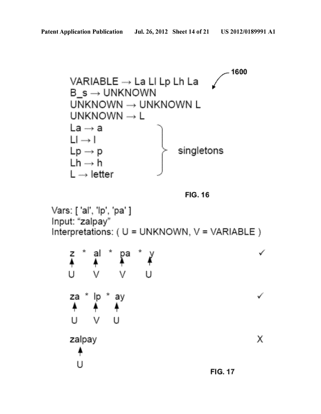 FREEFORM MATHEMATICAL PARSING AND GRADING METHOD AND SYSTEM - diagram, schematic, and image 15