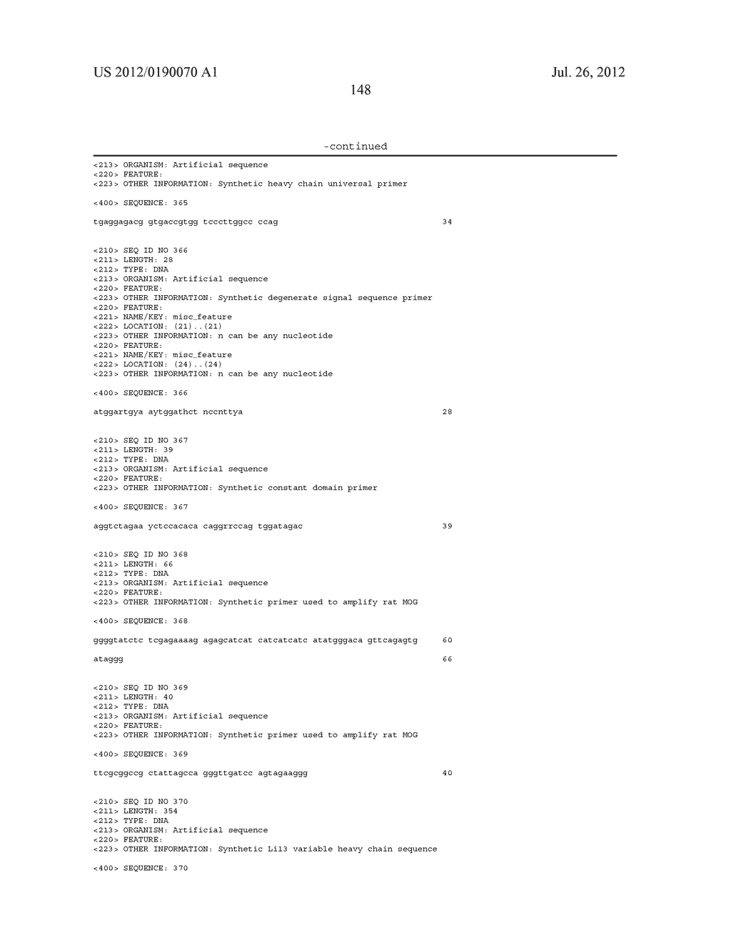 Sp35 Antibodies and Uses Thereof - diagram, schematic, and image 161