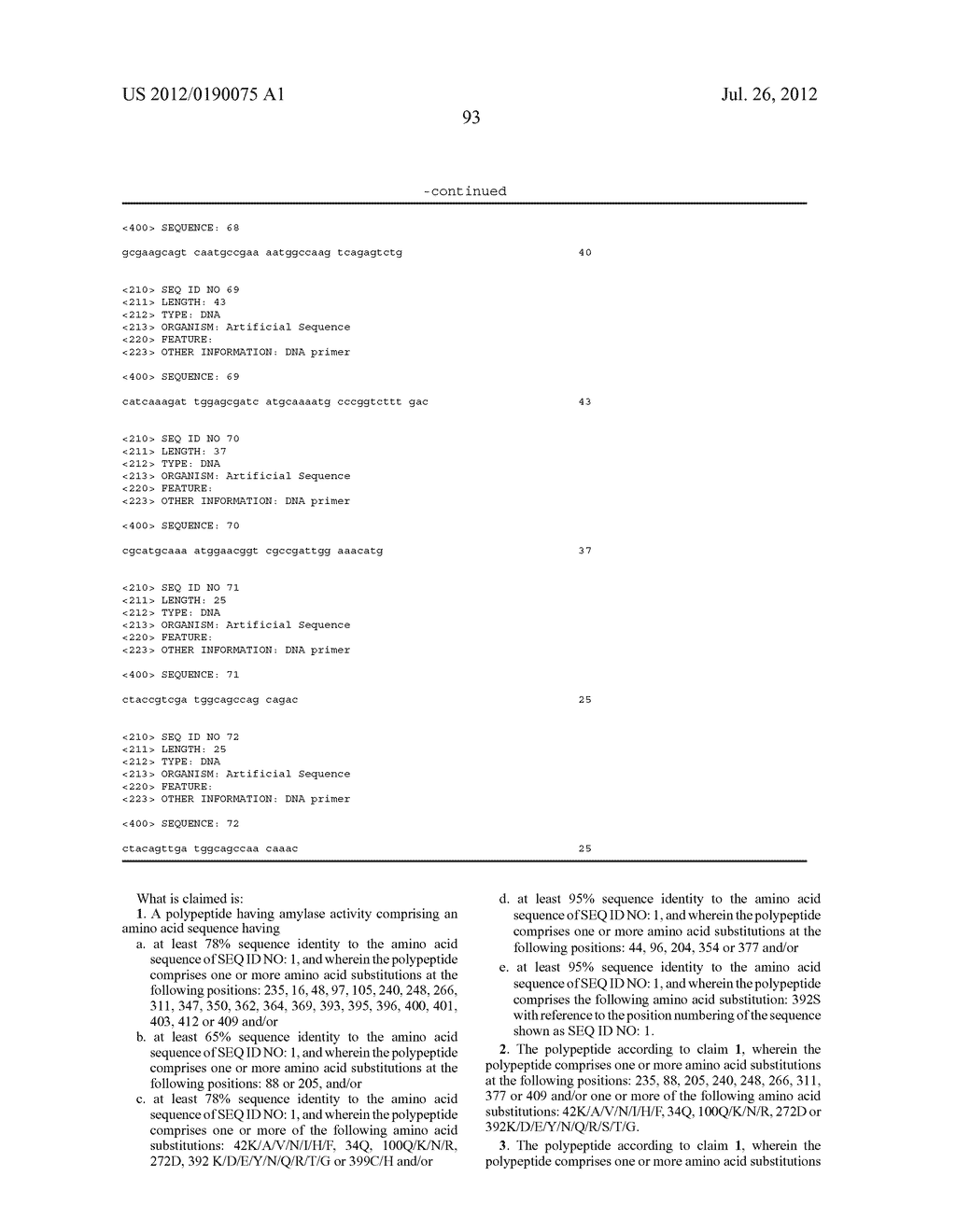 AMYLASE POLYPEPTIDES - diagram, schematic, and image 96