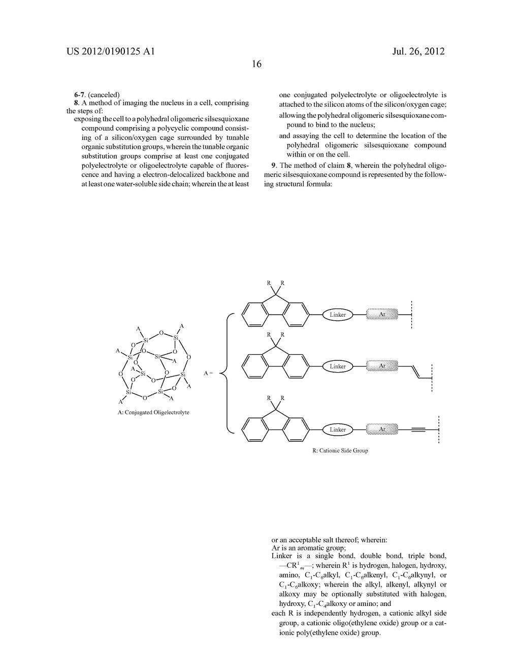 WATER-SOLUBLE SILSESQUIOXANES AS ORGANIC QUANTUM DOTS FOR SENSING AND     IMAGING - diagram, schematic, and image 29