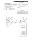 BATTERY LEVEL INDICATION BY PORTABLE TELEPHONE diagram and image