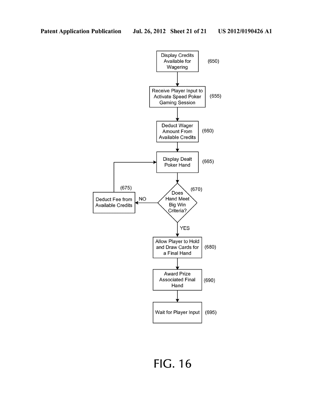 GAMING DEVICE HAVING VARIABLE SPEED OF PLAY - diagram, schematic, and image 22