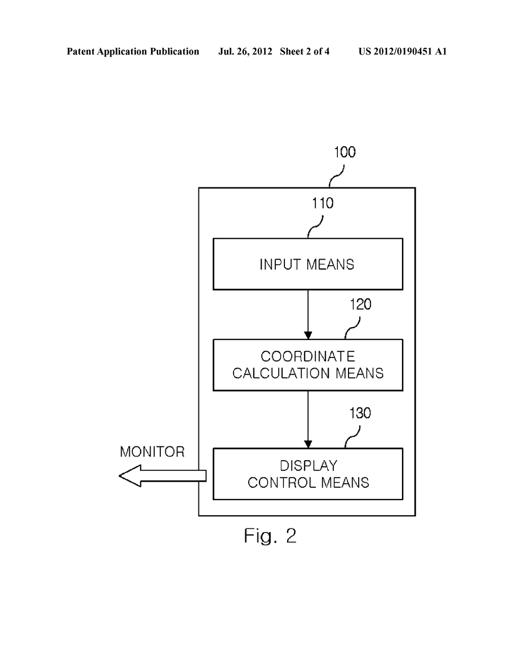 DEVICE AND METHOD FOR CONTROLLING THE MOVEMENT OF A GAME CHARACTER - diagram, schematic, and image 03