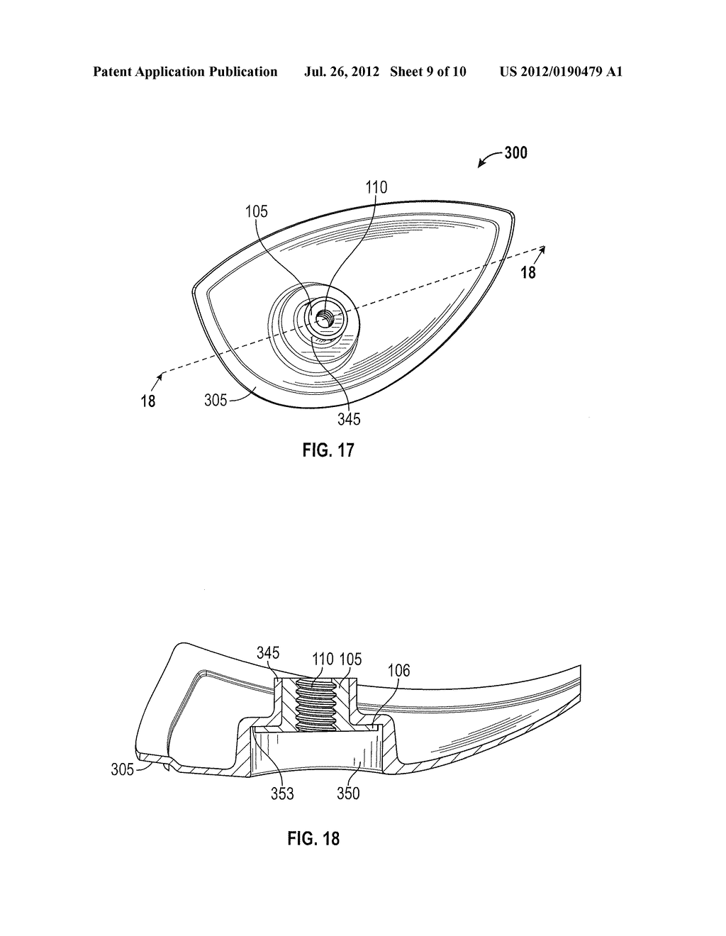 GOLF CLUB HEAD WITH COMPOSITE WEIGHT PORT - diagram, schematic, and image 10