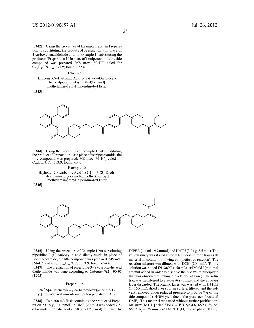 BIPHENYL COMPOUNDS USEFUL AS MUSCARINIC RECEPTOR ANTAGONISTS - diagram, schematic, and image 26