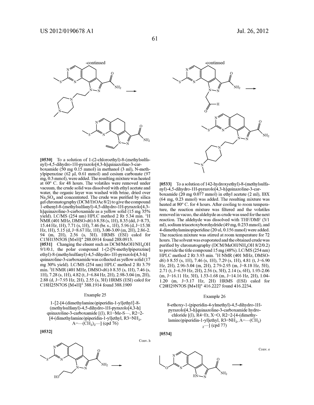 SUBSTITUTED PYRAZOLO-QUINAZOLINE DERIVATIVES AS KINASE INHIBITORS - diagram, schematic, and image 64