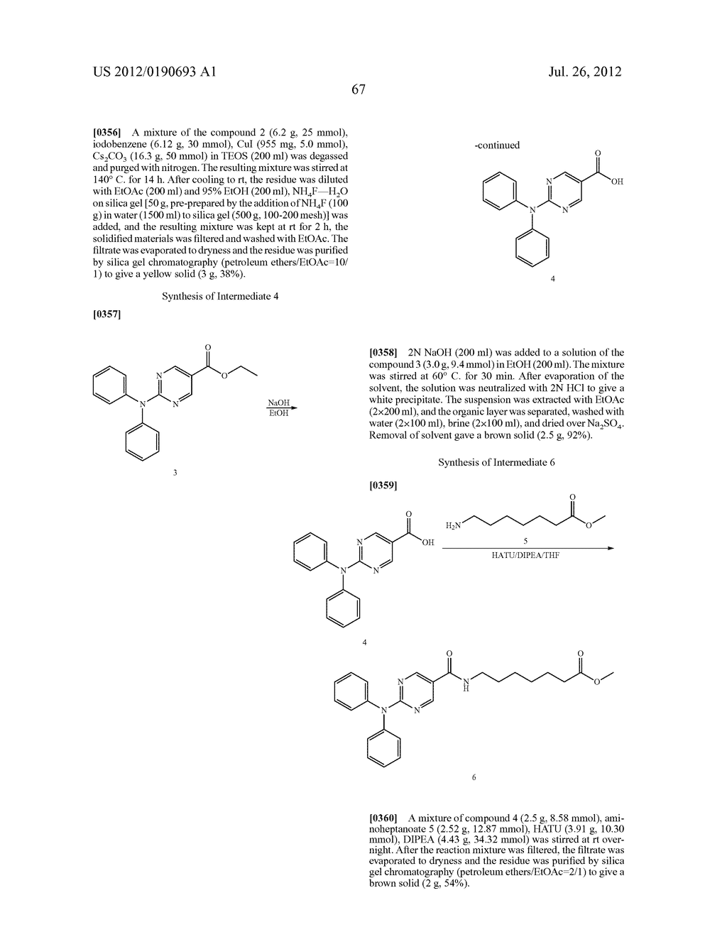 Reverse Amide Compounds As Protein Deacetylase Inhibitors And Methods Of     Use Thereof - diagram, schematic, and image 68