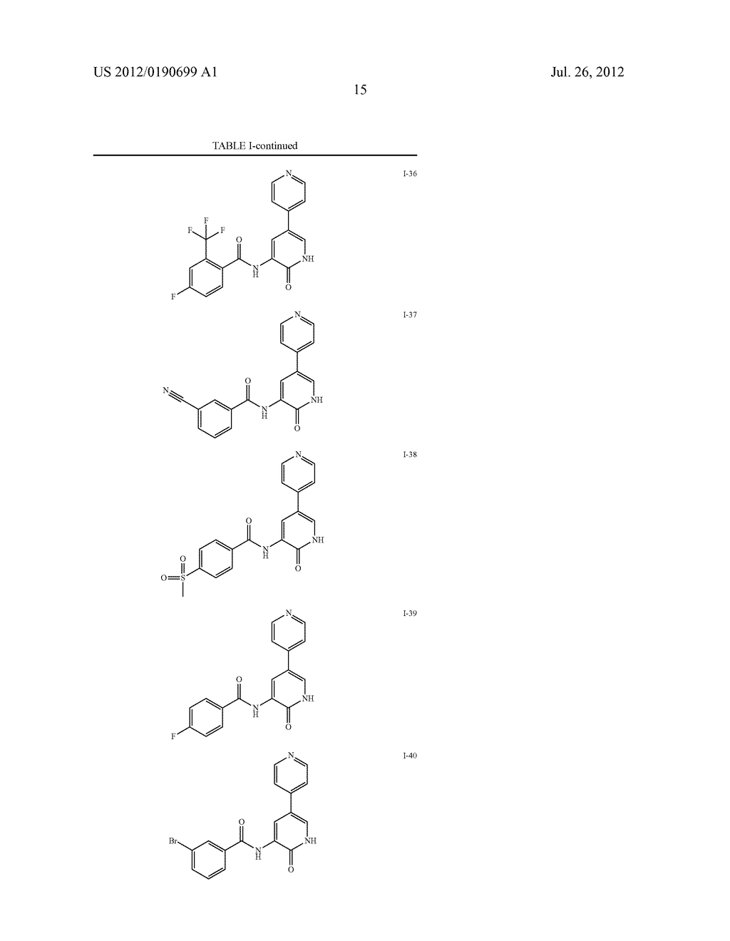 PYRIDONES USEFUL AS INHIBITORS OF KINASES - diagram, schematic, and image 16