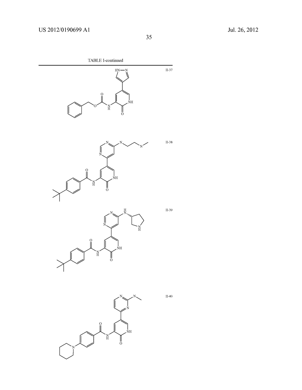 PYRIDONES USEFUL AS INHIBITORS OF KINASES - diagram, schematic, and image 36