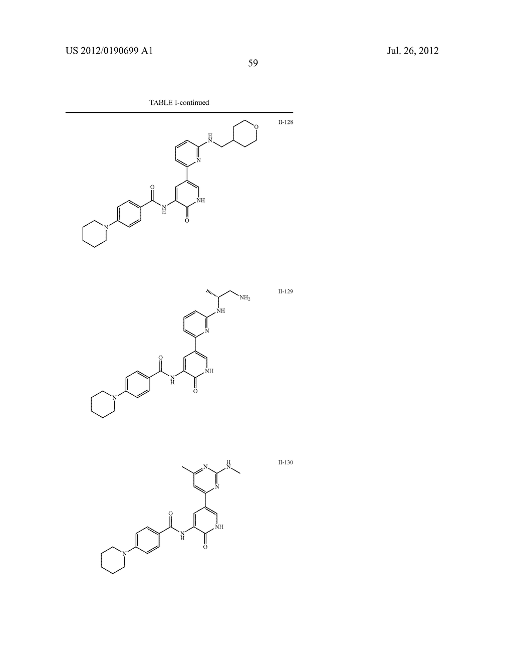 PYRIDONES USEFUL AS INHIBITORS OF KINASES - diagram, schematic, and image 60