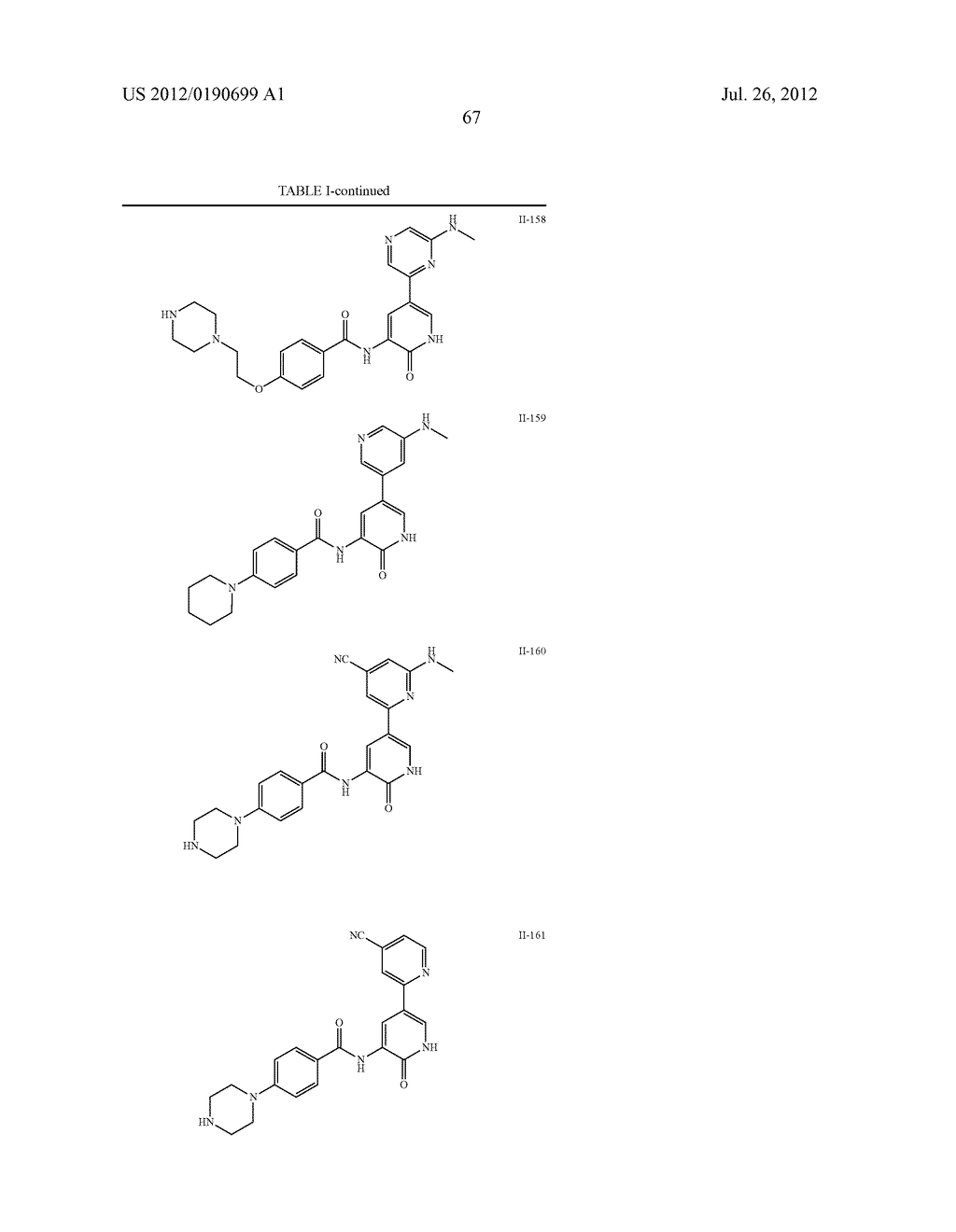 PYRIDONES USEFUL AS INHIBITORS OF KINASES - diagram, schematic, and image 68