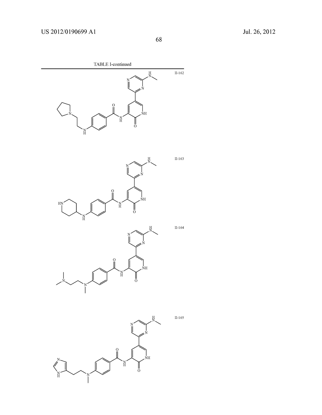 PYRIDONES USEFUL AS INHIBITORS OF KINASES - diagram, schematic, and image 69