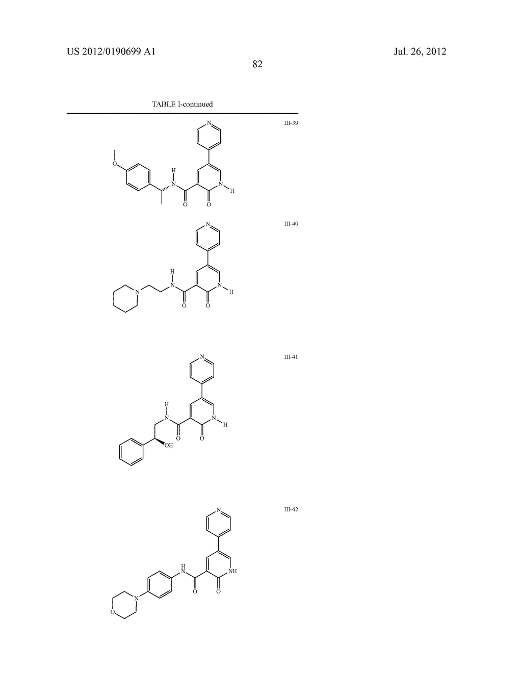 PYRIDONES USEFUL AS INHIBITORS OF KINASES - diagram, schematic, and image 83