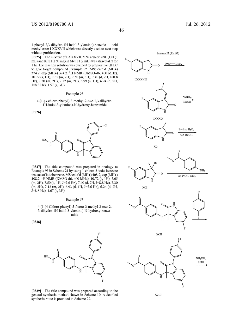 NOVEL 4-AMINO-N-HYDROXY-BENZAMIDES FOR THE TREATMENT OF CANCER - diagram, schematic, and image 47