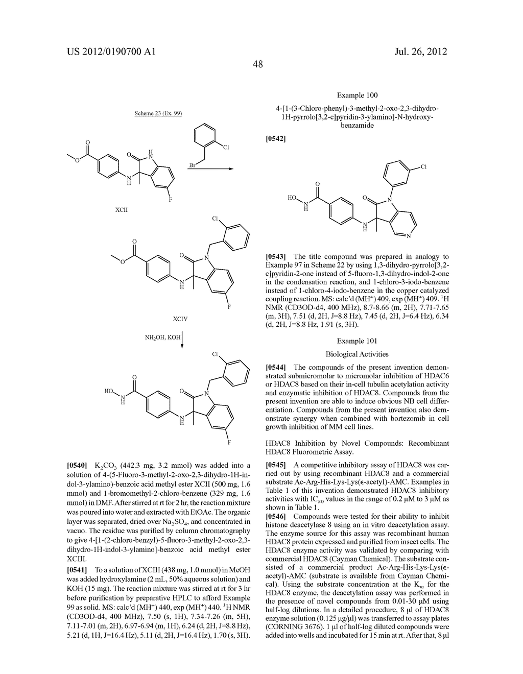 NOVEL 4-AMINO-N-HYDROXY-BENZAMIDES FOR THE TREATMENT OF CANCER - diagram, schematic, and image 49