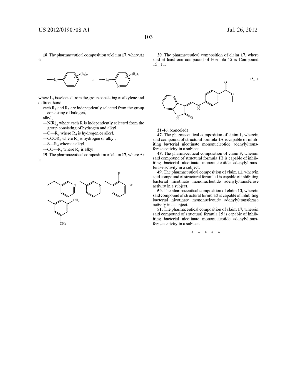 TARGETING NAD BIOSYNTHESIS IN BACTERIAL PATHOGENS - diagram, schematic, and image 122