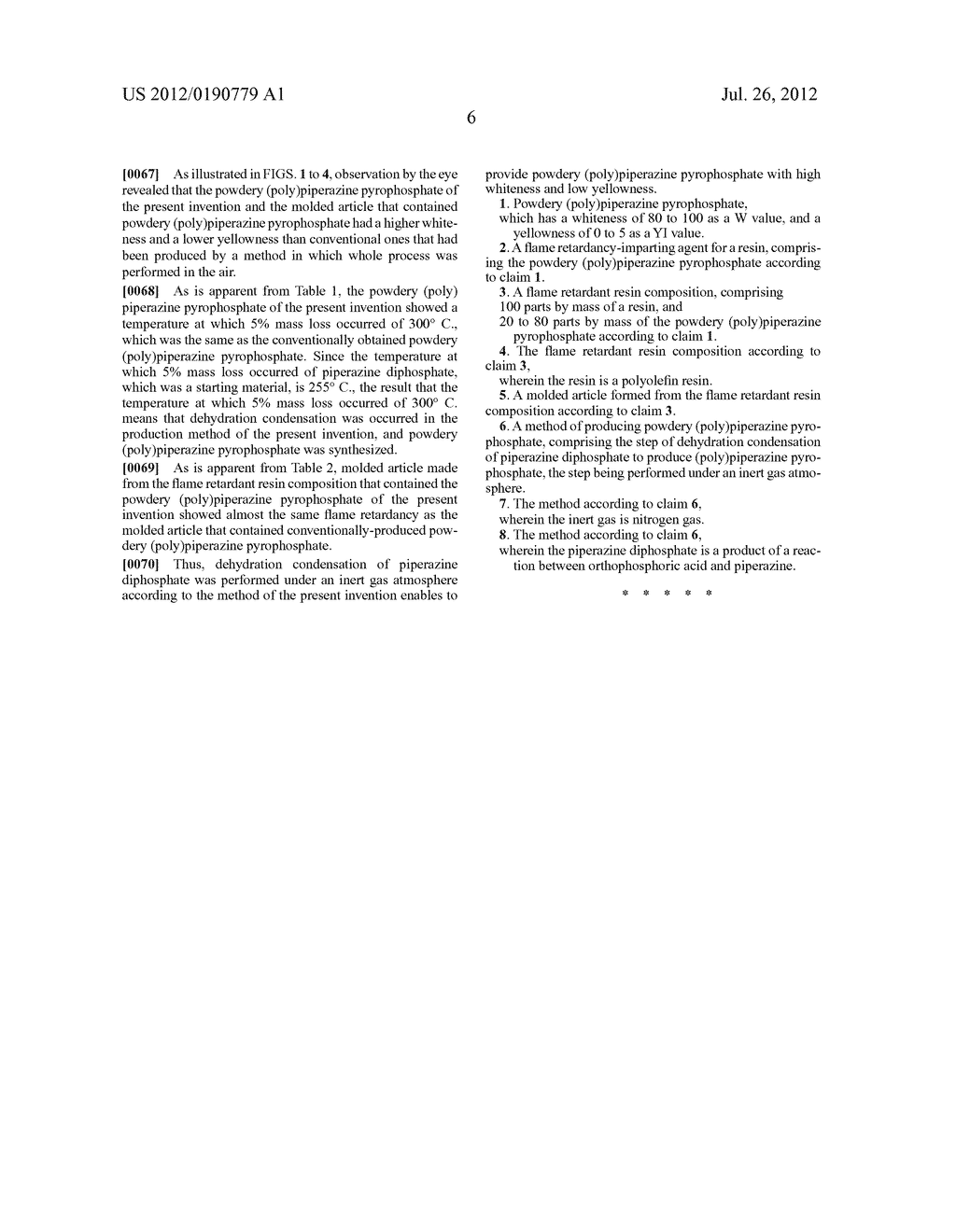 (POLY) PIPERAZINE PYROPHOSPHATE POWDER AND MANUFACTURING METHOD THEREFOR - diagram, schematic, and image 08