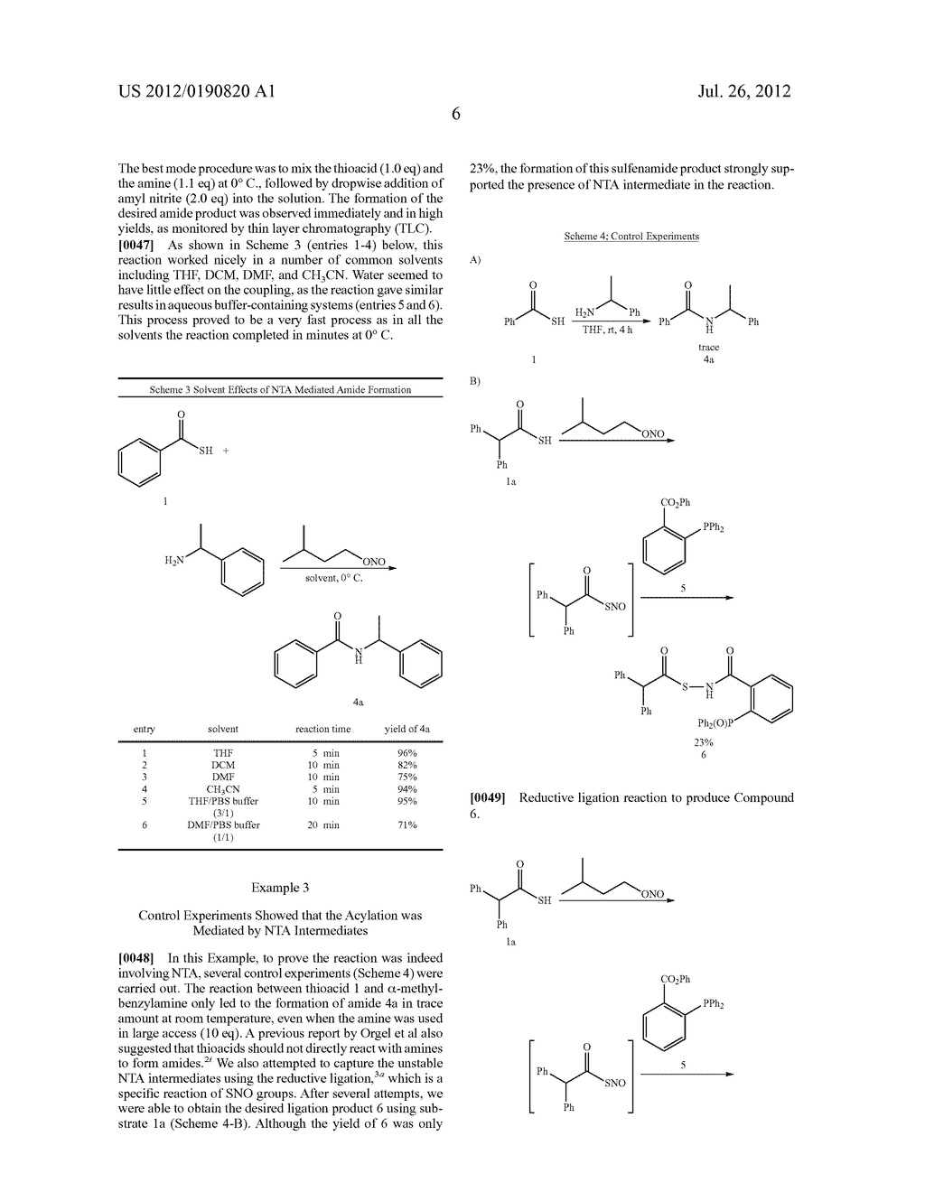 FACILE AMIDE FORMATION VIA S-NITROSO THIOACID INTERMEDIATES - diagram, schematic, and image 08