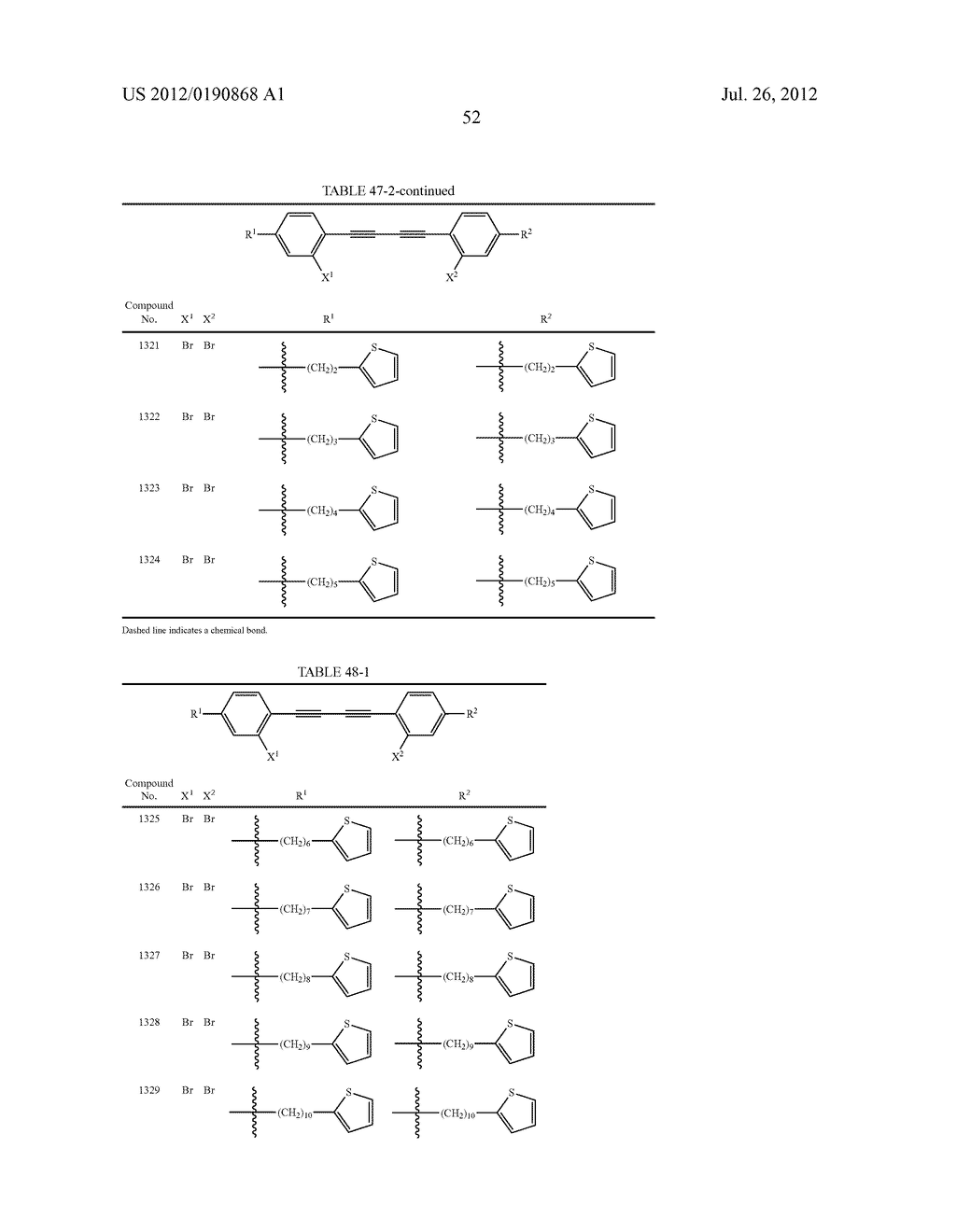 SUBSTITUTED BENZOCHALCOGENOACENE COMPOUND, THIN FILM COMPRISING THE     COMPOUND, AND ORGANIC SEMICONDUCTOR DEVICE INCLUDING THE THIN FILM - diagram, schematic, and image 54