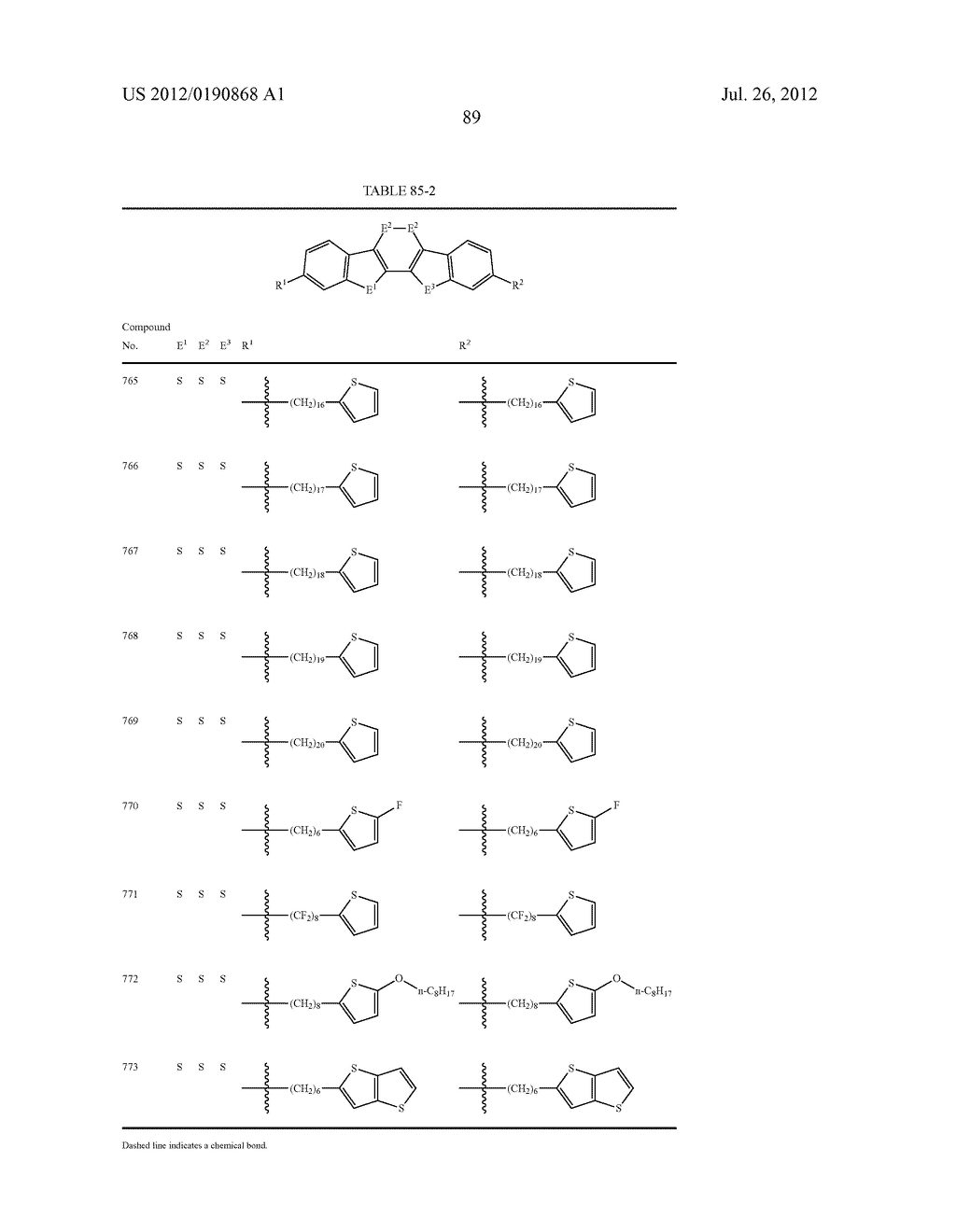 SUBSTITUTED BENZOCHALCOGENOACENE COMPOUND, THIN FILM COMPRISING THE     COMPOUND, AND ORGANIC SEMICONDUCTOR DEVICE INCLUDING THE THIN FILM - diagram, schematic, and image 91