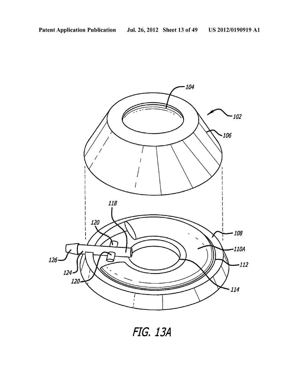 ASSEMBLY AND METHOD FOR AUTOMATICALLY CONTROLLING PRESSURE FOR A GASTRIC     BAND - diagram, schematic, and image 14