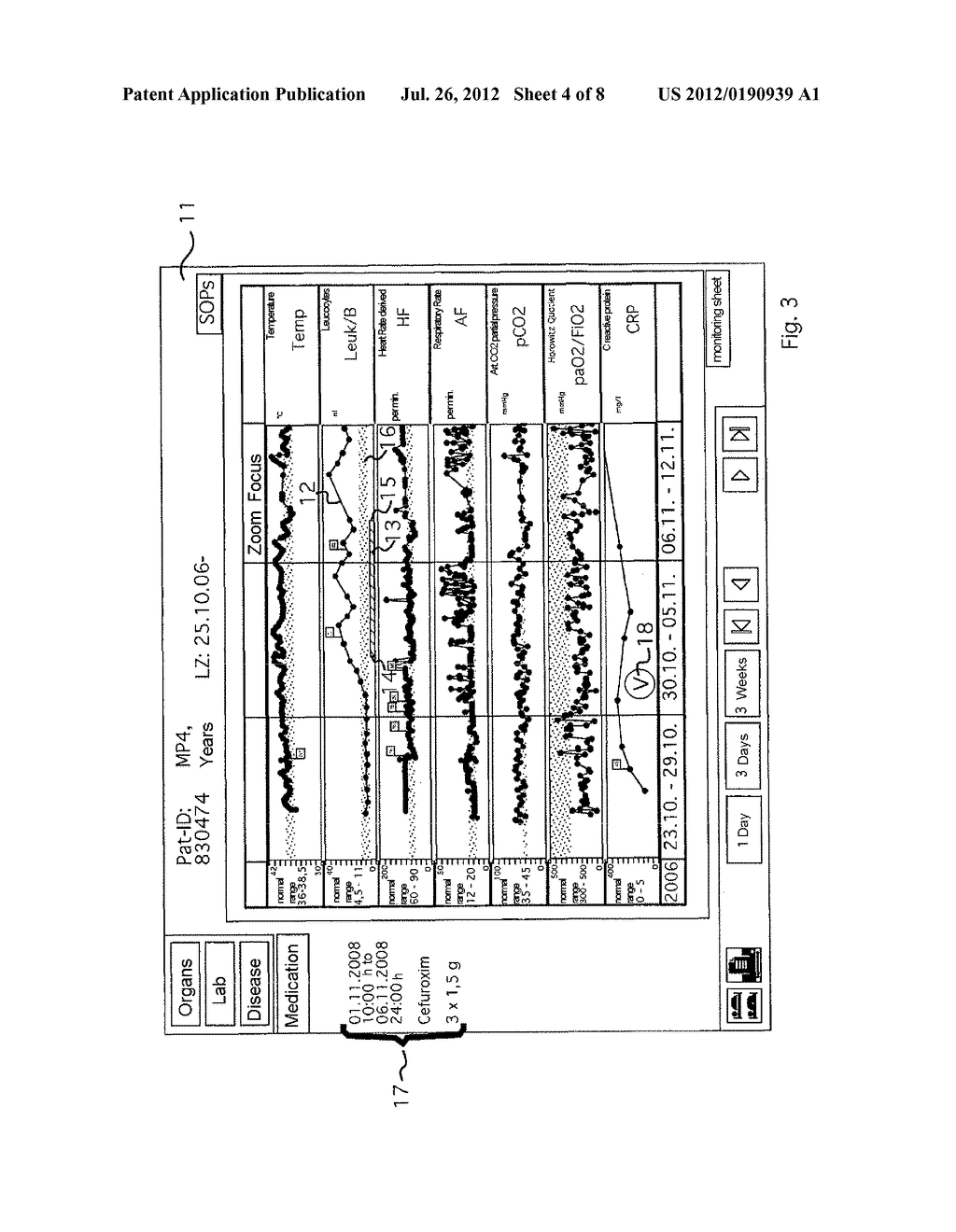 METHOD FOR MONITORING THE MEDICAL CONDITION OF A PATIENT - diagram, schematic, and image 05