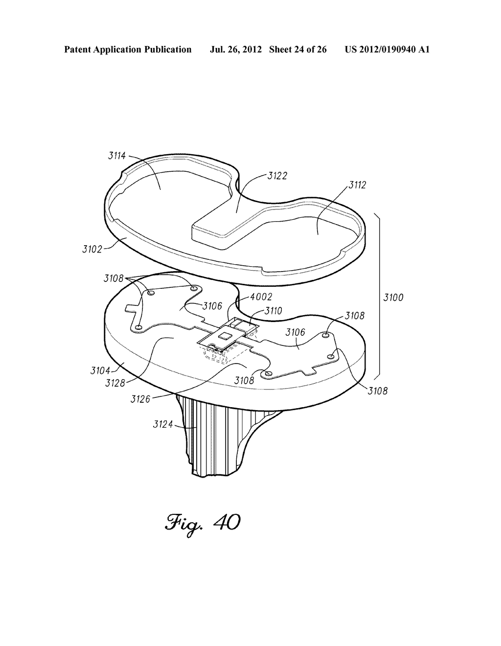 SENSORED PROSTHETIC COMPONENT AND METHOD - diagram, schematic, and image 25