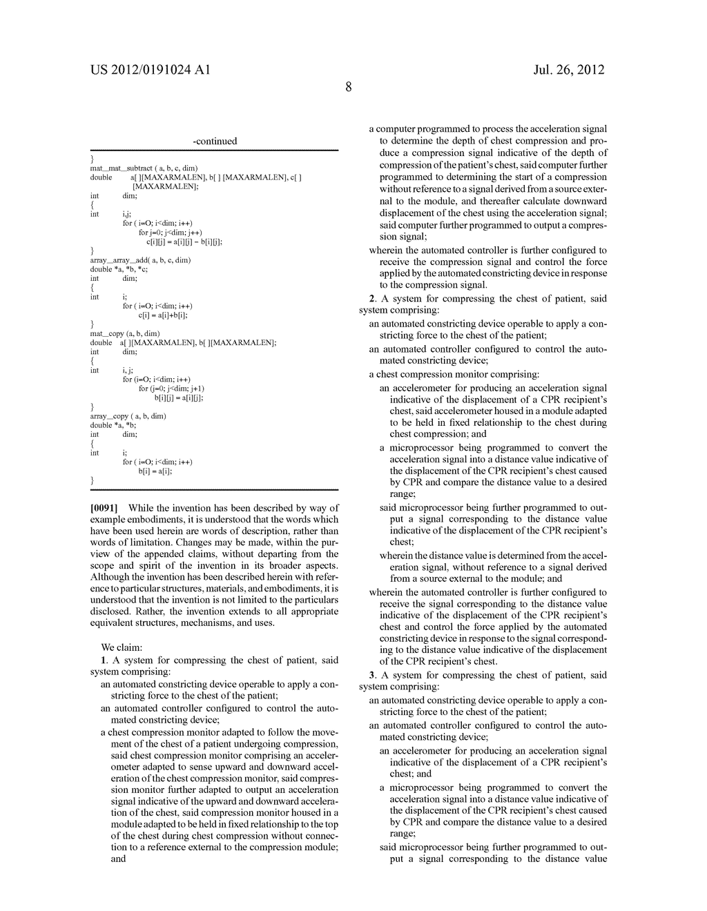 CPR CHEST COMPRESSION MONITOR AND METHOD OF USE - diagram, schematic, and image 21