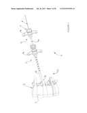 DRILLING DEVICE FOR FORMING A CURVED OSSEOUS CHANNEL WITHIN THE BODY OF A     VERTEBRA diagram and image