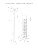 DRILLING DEVICE FOR FORMING A CURVED OSSEOUS CHANNEL WITHIN THE BODY OF A     VERTEBRA diagram and image