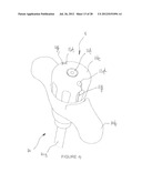 DRILLING DEVICE FOR FORMING A CURVED OSSEOUS CHANNEL WITHIN THE BODY OF A     VERTEBRA diagram and image