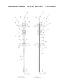 DRILLING DEVICE FOR FORMING A CURVED OSSEOUS CHANNEL WITHIN THE BODY OF A     VERTEBRA diagram and image