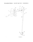 DRILLING DEVICE FOR FORMING A CURVED OSSEOUS CHANNEL WITHIN THE BODY OF A     VERTEBRA diagram and image