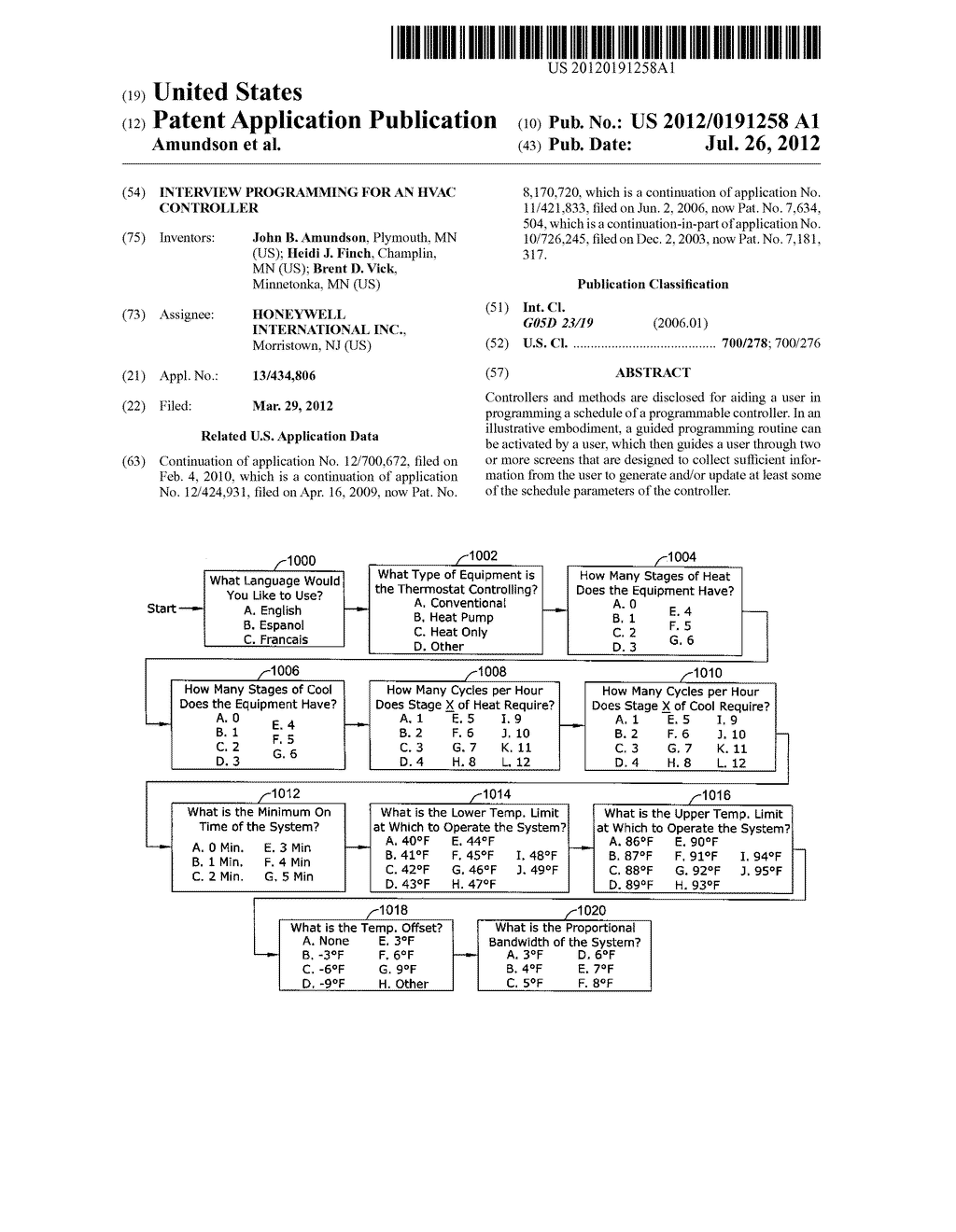 INTERVIEW PROGRAMMING FOR AN HVAC CONTROLLER - diagram, schematic, and image 01